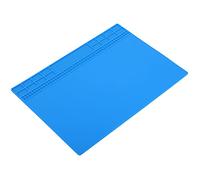 Garosa Alfombrilla de Reparación de Silicona Térmica, Alfombrilla de Trabajo de Silicona Duradera, Resistente a Altas Temperaturas de 500 Grados Fahrenheit, Ideal para Tareas de Reparación de (azul