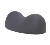 Garosa Almohada para el Cuello de Espuma Viscoelástica, Diseño Ergonómico con Funda Extraíble para Dormir, Viajar, Uso en la Oficina (Gris Oscuro)