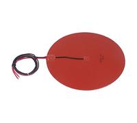 Garosa Almohadilla Calefactora de Silicona 300 Mm de Diámetro DC12 V 300 W Estera Calefactora de Silicona con Termistor 100 K para Impresora 3D Calentador de Cama Redondo de para Usuarios de (DC12V)