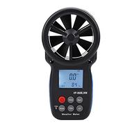 Garosa Anemómetro Digital 866B WM Medidor de Velocidad del Viento Portátil ABS de 0 a 65 Mph y 14 a 113 °F con Pantalla LCD Retroiluminada Promedio Mínimo Mínimo para Uso en el Campo de Navegación