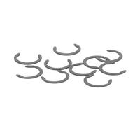 Garosa Anillos de Clip de Retención 10 Piezas Anillos de Retención de Acero con Alto Contenido de Carbono para Fijación de Rodillos de Goma para Máquina Cortadora, con Resistencia Al