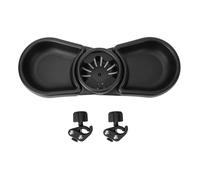 Garosa Bandeja de Bocadillo Universal 3 en 1 Accesorio de Bandeja de Cochecito sin Deslizamiento con Clips Elásticos Ajustables para Bocadillos