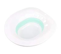 Garosa Baño de Asiento Lavado de Cadera Lavabo Plegable Bidé Portátil Se Adapta Al Inodoro Perineal Remojo para Mujeres Embarazadas de Maternidad con Hemorroides(Blue)