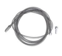 Garosa Barrena Limpiadora de Drenaje, Cable de Resorte de Acero Al Manganeso de 16 Mm, Herramienta de Limpieza de Drenaje de Tubería de Obstrucción de Serpiente con Broca Flexible, (3 metros/9,84