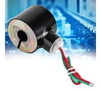 Garosa Bobina de Válvula Solenoide AC220V, Material de Cobre, Fácil Instalación, Ahorro de Energía, para Válvulas Industriales de la Serie 2W (AC220V)