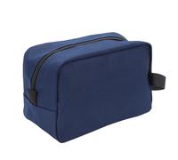 Garosa Boletería de Viaje de los Hombres Organizador de Tocador Colgante Bolsa de Lavado de Afeitar Portátil (Azul Oscuro)