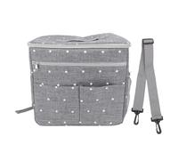 Garosa Bolsa para Cochecito de bebé, Organizador de Pañales Resistente Al Agua, Tela Oxford de Gran Capacidad, Carrito Multifuncional para Cochecito con Correa para el Hombro para