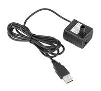 Garosa Bomba de Agua USB Mini Bomba Sumergible sin Escobillas DC 5V 0,5 M Elevación Eje de Acero Inoxidable con Ventosas para Fuente Hidropónica de Acuario