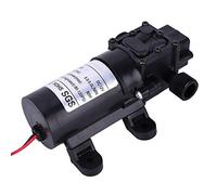 Garosa Bomba de Diafragma de Reflujo Bomba de Agua Autocebante de Plástico de Ingeniería DC12V 80W 3.5 a 5L Min 80 a 120PSI 140°F Salida Derecha para RV Marine Garden Transferencia de Agua Limpia