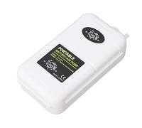 Garosa Bomba de Oxígeno para Acuario, Mini Bomba de Aire para Pecera con Motor de 5 W, Manguera de 0,6 M, Batería Portátil de bajo Ruido para Acuarios Ornamentales, Pesca Al Aire Libre