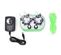 Garosa Bomba Peristáltica G728-2, Bomba de Diafragma 12V, Autocebante, Doble Cabezal, 40160 ml/min, Mini Bomba de Agua Automática, Enchufe UE