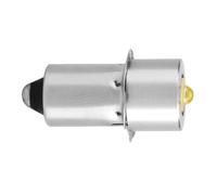 Garosa Bombilla de Repuesto para Linterna LED, Bombilla de Conversión P13.5S de Metal de 3 W con 160 Lm, Blanco Cálido, 3000 a 4500 K, para Luz de Antorcha y Emergencia en el Trabajo (Blanco frío)