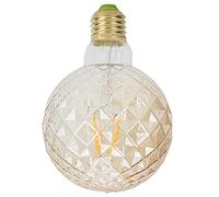 Garosa Bombilla decorativa LED G95 220V E27 4W 2700K 360LM Bombilla de vidrio Lámpara de filamento LED de piña interior Bombilla de luz vintage para sala de estar Dormitorio Luz cálida(Oro),Bulbo