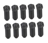 Garosa Boquillas de Acero Endurecido, 10 Uds., Resistencia a Altas Temperaturas, 0,4mm CNC Mecanizadas para 3 3 Combo S1 S1 Combo PLA ABS PETG TPU ASA (0,8 mm)