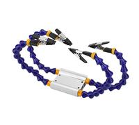 Garosa Brazo Flexible, Cubierta de Goma Extraíble, Herramienta de Soldadura de Tercera Mano de la Base de Aleación de Aluminio con ángulo Arbitrario Firmemente Fijo para Soldadura de (4PCS)