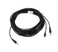 Garosa Cable de Alimentación CC de 10 M, Cable de Extensión Macho A Macho de 20 V 5 A, Diseño Liviano Portátil de 5, Mm X 2,1 Mm para Monitores de Mini Computadoras Portátiles