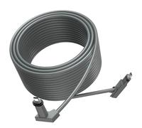 Garosa Cable Satelital Rectangular, Extensión de Repuesto de Cobre de Alta Velocidad Gris de 98.4 Pies para Uso en Interiores y Exteriores