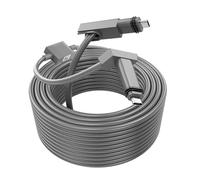 Garosa Cable Satelital Rectangular Gen 2 V2 Cable de Reemplazo de Antena de Plato con Adaptador Ethernet Tasa de Transferencia de 1200Mbps