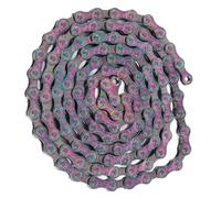 Garosa Cadena de Bicicleta de 8 Velocidades, Sensible Resistente a Impactos con Diseño de Puente Doble X, Cadena de Acero Al Carbono 6 7 8 Velocidades para Bicicletas de Montaña de Carretera