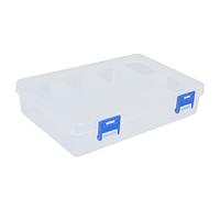 Garosa Caja/Cubierta de Almacenamiento Organizadora de Herramientas de Hardware de Celosía Separada Transparente, Caja de Piezas Transparente Duradera para Almacenar Accesorios Pequeños, para (8