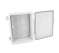 Garosa Caja de Conexiones ABS, Gabinete Eléctrico Resistente a la Intemperie IP67 con Acero Inoxidable, Perfecto para Proyectos de Bricolaje en Interiores y Exteriores 220x170x110 Mm