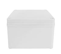 Garosa Caja de Conexiones ABS Impermeable IP67, Placa de Montaje de Rejilla 20x15x10 Cm para Proyectos Eléctricos Exteriores y Distribución de Energía