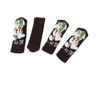 Garosa Calcetines para Patas de Mesa, Protectores de Piso para Patas de Silla de Punto Engrosado, 20 Piezas, Fundas para de Muebles Antideslizantes de Alta Elasticidad para Pisos de Madera Dura,