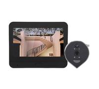 Garosa Cámara de Timbre con Mirilla Digital Inteligente, Visor de Puerta de Vídeo WiFi Inalámbrico con Detección Humana PIR y Audio Bidireccional para Casa, Apartamento, Villa, Hotel,