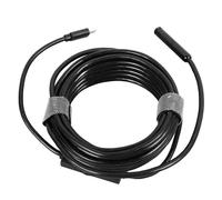 Garosa Cámara Endoscópica con Luz USB 2.0 Boroscopio HD de 5 MP Cámara de Inspección de Alcantarillado a Prueba de Agua IP67 de 5 Metros con Enfoque Manual Visión Nocturna para Verificaciones de