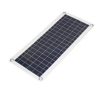 Garosa Cargador de Batería Solar de 20 W Panel de Carga Solar ETFE de Silicio Monocristalino para Automóvil, Barco, Automóvil, Motocicleta, RV 12V