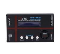 Garosa Cargador de Equilibrio de 120 W 10 A, Descargador de Cargador de Batería Inteligente de Acero de Aleación con 20 Almacenamiento de Datos, Actualización de Firmware para Baterías RC Li Ion