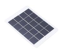 Garosa Cargador de Panel Solar Panel de Carga Solar de Silicio Monocristalino 3W 5V para Luz LED Al Aire Libre Energía Móvil y Uso de Ventilador Pequeño Fuente de Alimentación Portátil