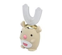 Garosa Cepillo de Dientes Automático Ultrasónico en Forma de U para Niños Diseño de Modelado de Dibujos Animados de Limpieza Bucal de 360 °(Kid),kit de cepillo de dientes