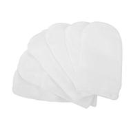 Garosa Cepillo Lengua para Bebé, 6 Unidades, Algodón, Blanco, Limpieza Bucal Recién Nacidos, 8x3.5cm