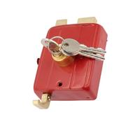 Garosa Cerradura de Cerrojo Resistente, Construcción de Latón, Fácil Instalación para Puertas de Madera y Hierro, Seguridad Confiable para el Hogar