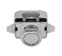 Garosa Cerradura de Empuje para Gabinete de 3 Piezas, Cerradura sin Llave de Aleación de Aluminio para Caravanas y Yates RV, Pestillo de Fácil Instalación para Puertas de Gabinete y Almacenamiento