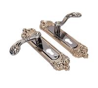 Garosa Cerradura Universal para Manija de Puerta, Aleación de Aluminio, Funcionamiento Silencioso, Juego Completo de Cerradura para Dormitorio, Baño, Oficina, Hotel