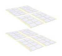 Garosa Cinta de Doble Cara, Cuadrados Adhesivos Fuertes para Espuma Insonorizante y Decoraciones de Pared, con Diseño de Lágrima Manual, 200 Piezas de Cinta de Resina Acrílica de 1x1