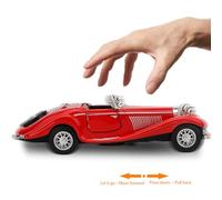 Garosa Coche de Simulación, Vehículo de Juguete, Coche Extraíble de Aleación con Música Ligera para Niños, Modelo de Antiguo, Juguete Colorido, Extraíble para Niños (Rojo)