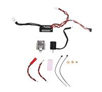 Garosa Combo ESC de Motor RC, Kit de Alimentación sin Escobillas 50A 2-3S con Adaptador de Enlace WiFi, Diseño para Coche Trepador de Control Remoto 1/12 1/16 /18/24