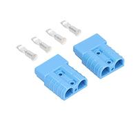 Garosa Conector de BateríA Kit de Enchufe de Desconexión Rápida de 50 A, Terminales de Cobre Chapados en Plata con Carcasa de Policarbonato para Aplicaciones de Alta Temperatura en, Camiones, (Blue)