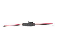 Garosa Conector Impermeable para Automóvil, Conector Eléctrico Impermeable de Metal Plástico, 5 Juegos de 1, 2, 3 Pines con Cable de 10 Cm, Enchufe para Reparación de Cableado Automático,