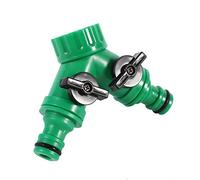 Garosa Conector Rápido Manguera Tubería Adaptador de 3 Vías Y Interruptor de Montaje en Grifo Jardín Césped Planta Riego por Goteo Riego 3/4 "