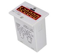 Garosa Contador Electrónico de 6 Dígitos 0-999999 Pantalla Digital LED Sin Contador de Voltaje con Entrada de Señal de Contacto para Interruptor Fotoeléctrico Interruptor de Proximidad (AC220V)