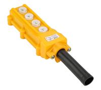Garosa Control de Interruptor Colgante para Grúa de Polipasto, Controlador de Elevación de Polipasto de Plástico ABS con 4 Canales, Ideal para Aplicaciones Industriales, Voltaje 250 V, Peso 275 G