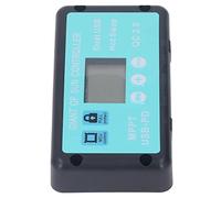 Garosa Controlador de Carga Solar MPPT de 12 V y 24 V, USB PD QC3.0 de Aluminio con Pantalla LCD para una Gestión Eficiente de las Energías Renovables (30A)