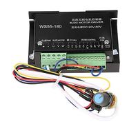 Garosa Controlador de controlador de motor con cable, WS55-180 DC 20V-50V Controlador de motor CNC Eje sin escobillas Controlador de controlador de motor BLDC,control deportivo