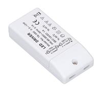 Garosa Controlador de Potencia LED Transformador de Potencia LED ABS 12V DC 1A 12W IP67 Entrada Impermeable de 85 a 265V para Iluminación de Letreros de Gabinete con Tira de Luz para Interiores y