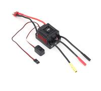 Garosa Controlador de Velocidad Eléctrico ESC sin Escobillas 60A para Camión RC, ESC Programable de Aleación de Aluminio con Múltiples Protecciones para Buggy 1/10 en Carretera Todoterreno