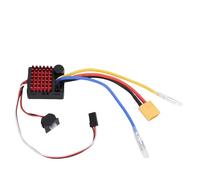 Garosa Controlador de Velocidad Electrónico Cepillado, ESC 60A para Barco RC con Salida BEC 3A, Admite Motores 540 550 750, Detección Automática del Acelerador, Batería LiPo NiMH